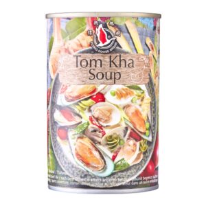 Hotová Tom Kha polievka Flying Goose