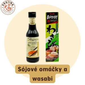Sójové omáčky a wasabi