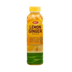 Citrónovo-zázvorový nápoj OKF s aloe 500 ml