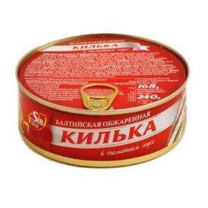 šproty v paradajkovej omáčke