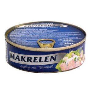 atlantická makrela v oleji