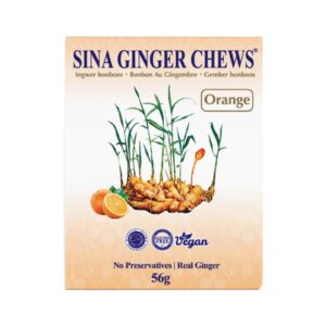 SINA zázvorovo pomarančové cukríky 56 g