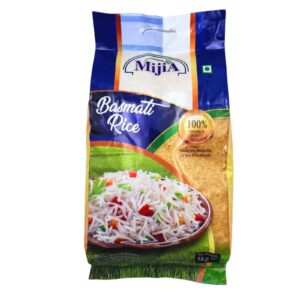 MIIJA Basmati ryža parboiled 5 kg balenie