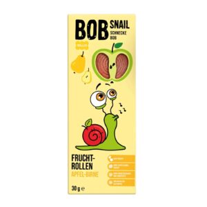 BOB SNAIL ovocné rolky jablko hruška 30 g
