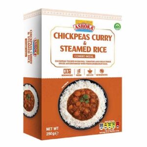 cícerové kari s ryžou Ashoka