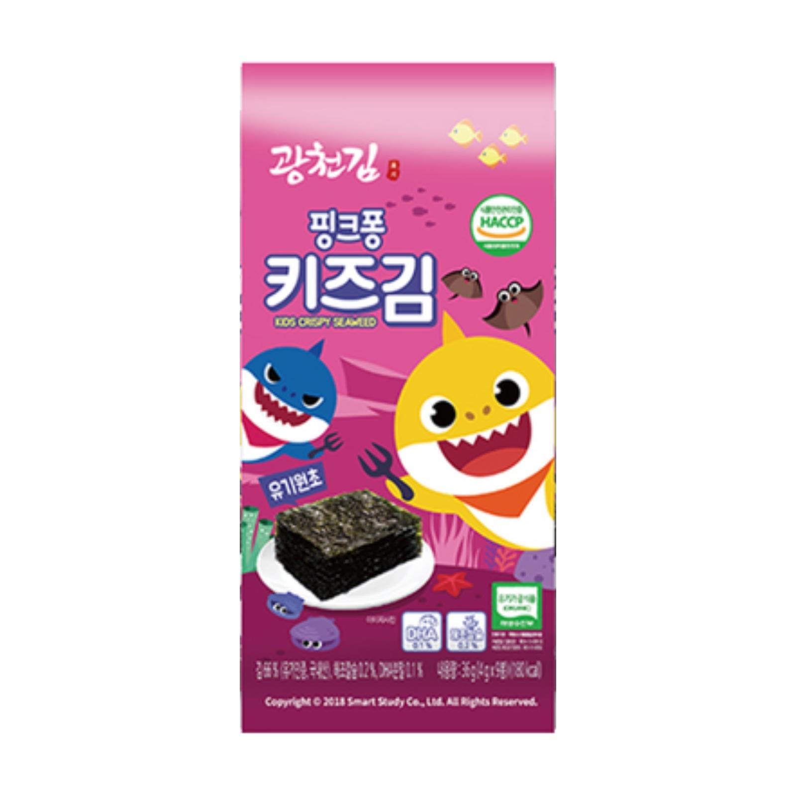 Nori Pinkfong pre deti KWANGCHEONKIM morské riasy Nori Pinkfong pre deti 4 g