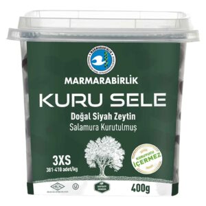 Marmarabirlik sušené čierne olivy