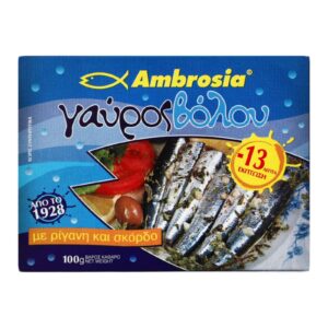 ančovičky Ambrosia oregano cesnak