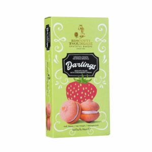 sušienky s jahodovým krémom Biscotti Tsoungari