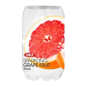 OKF grapefruitový perlivý nápoj plechovka