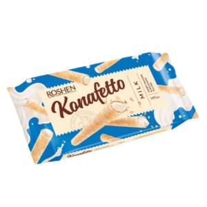 oblátkové rolky Roshen Konafetto mliečna náplň
