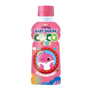 OKF Pinkfong Baby Shark Coco Kids jahodový kokosový nápoj 235 ml