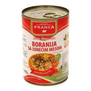 FRANCA Zelené fazuľky s hovädzím mäsom 400 g