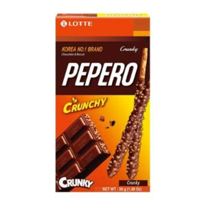 LOTTE Pepero Crunchy čokoládové tyčinky 39 g