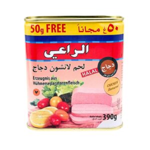 AL-RAII Kurací luncheon meat HALAL 390 g