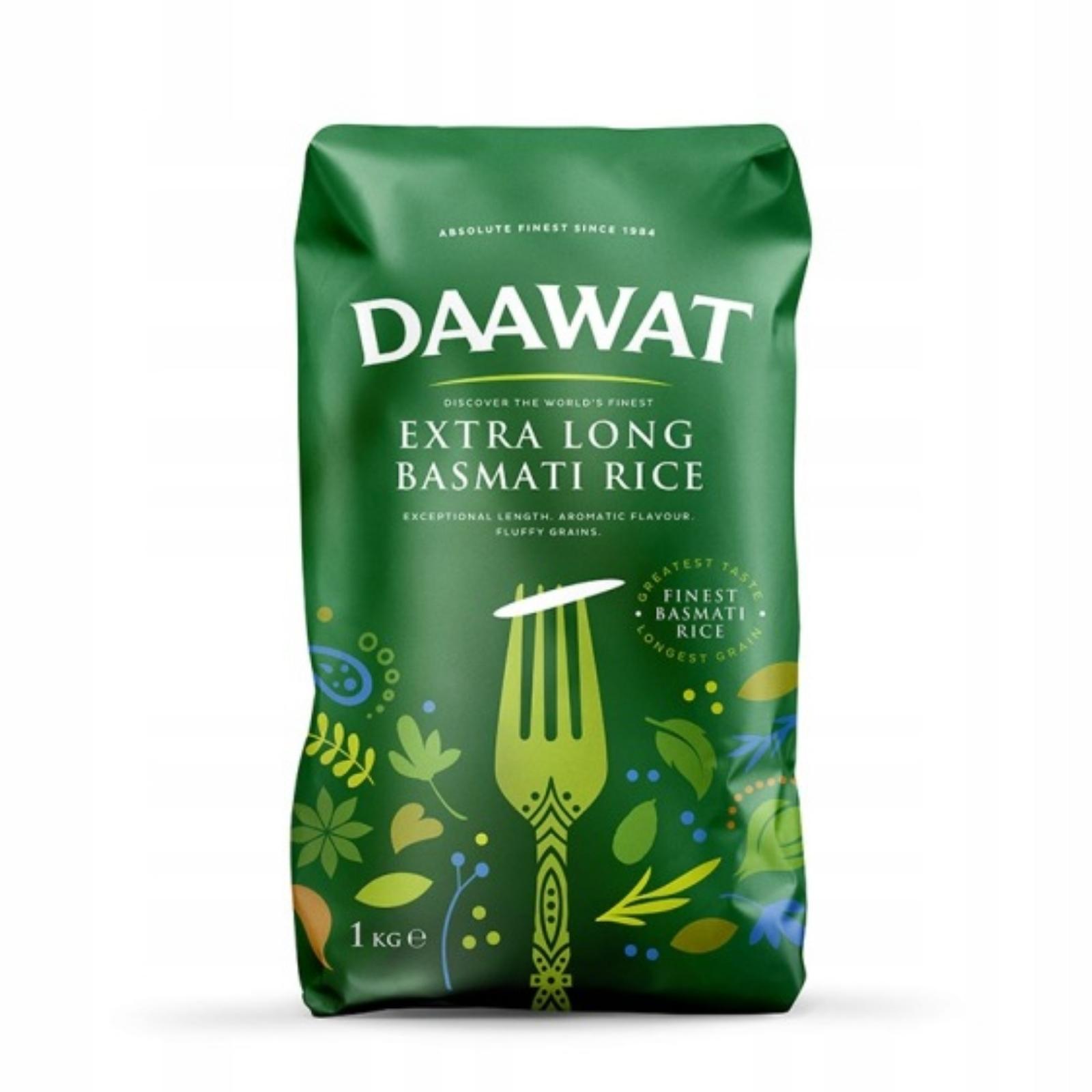 DAAWAT Extra Long Basmati 1 kg DAAWAT Basmati ryža Extra Long 1 kg