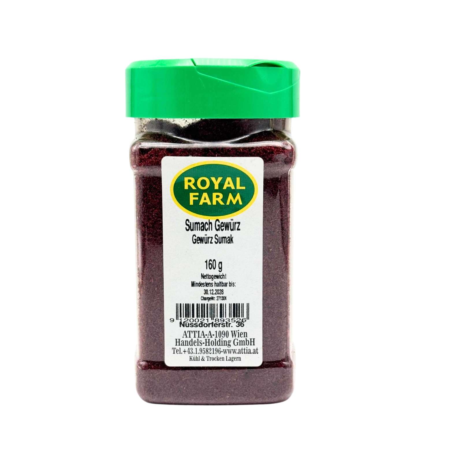 ROYAL FARM Sumak 160 g ROYAL FARM Mletý sumak 160 g