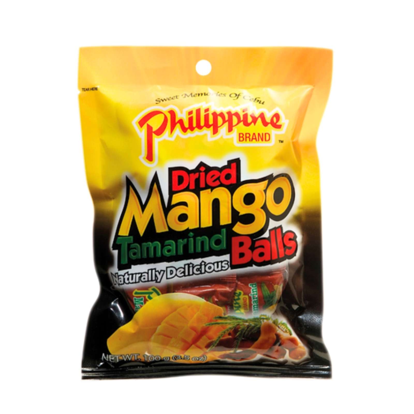 Filipínske mangovo-tamarindové guľôčky Philippine Brand Mangovo-tamarindové guľôčky Philippine Brand 100 g