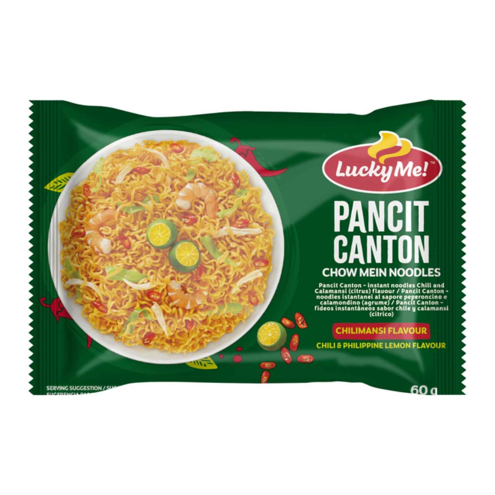 LUCKY ME Pancit Canton Chilimansiґ LUCKY ME Pancit Canton chilli calamansi 60 g