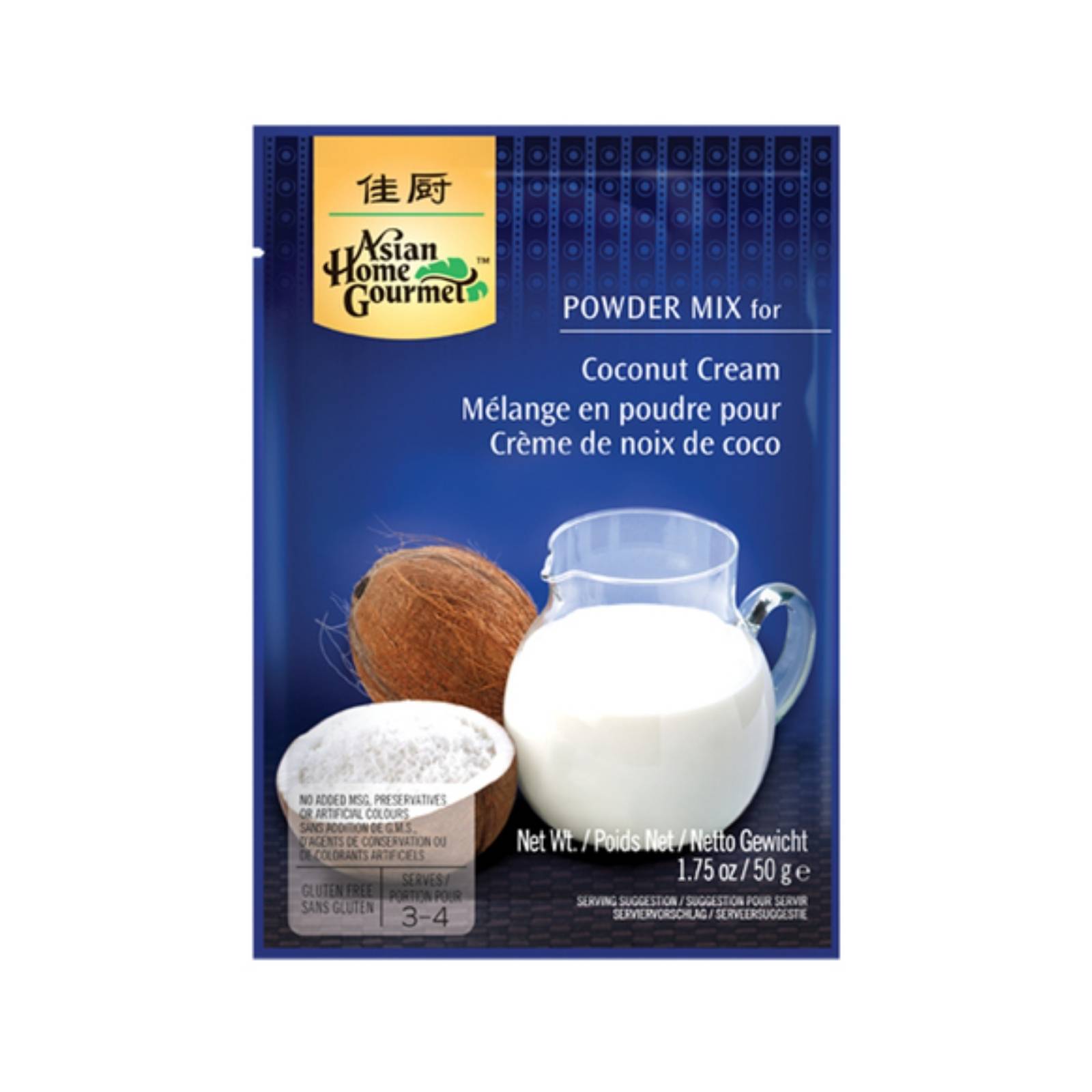 ASIAN HOME GOURMET kokosový krém v prášku ASIAN HOME GOURMET kokosový krém v prášku 50 g