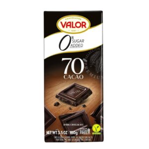 VALOR Horká čokoláda 70 % bez pridaného cukru 100 g