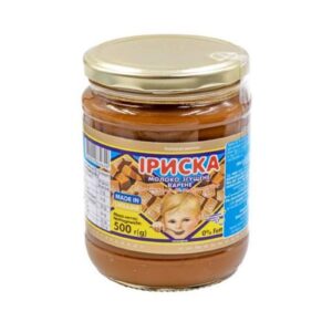 PERVOMAYSK karamelizované kondenzované mlieko Iriska 470 g