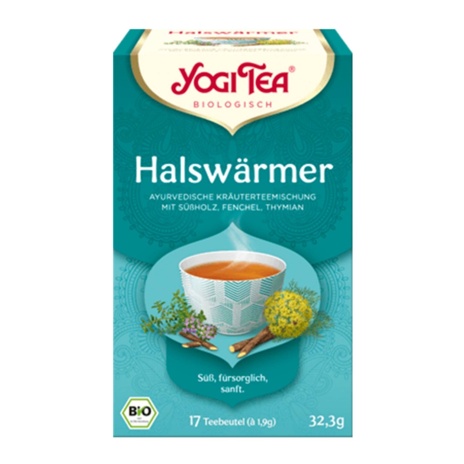 YOGI TEA Hrejivé hrdlo YOGI TEA bylinný čaj Hrejivé hrdlo 32,3 g