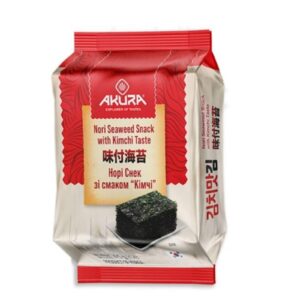 AKURA nori chipsy s príchuťou kimchi 4,5 g