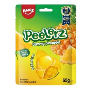 AMOS PEELERZ ananásové želé bonbóny 65 g