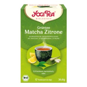YOGI TEA Zelený čaj Matcha Citrón 30,6 g