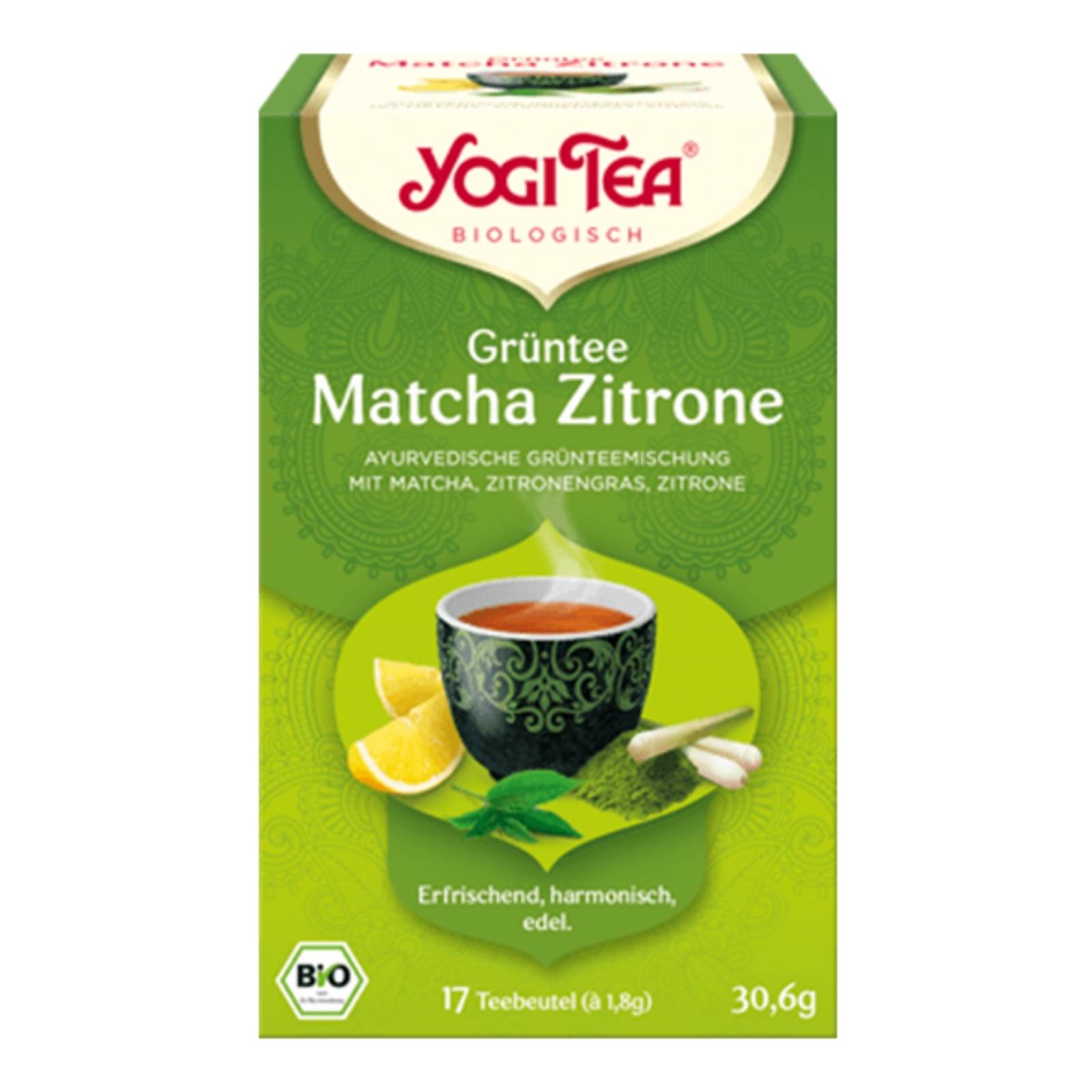 YOGI TEA Matcha Citrón YOGI TEA Zelený čaj Matcha Citrón 30,6 g