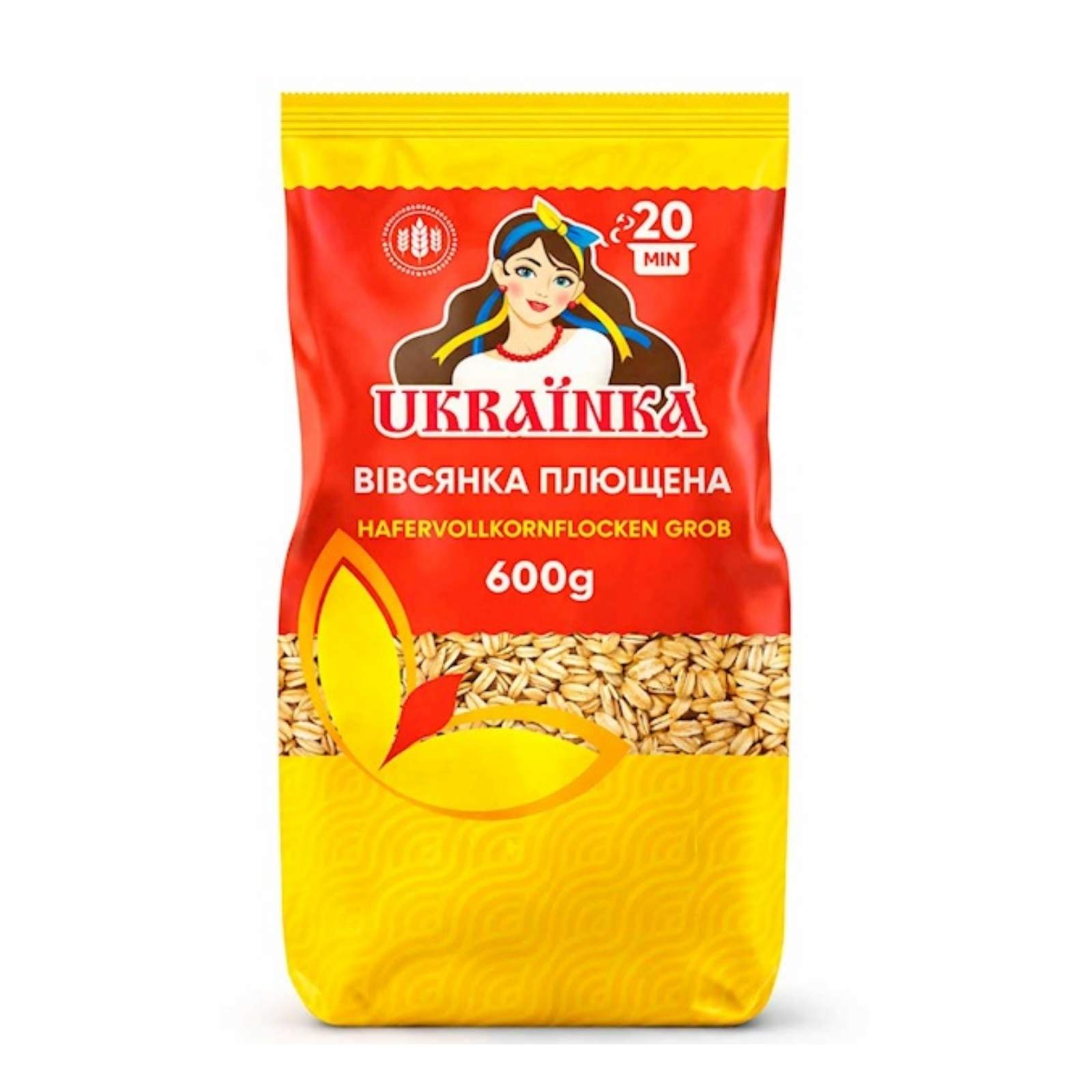 UKRAINKA ovsené vločky UKRAINKA Lisované ovsené vločky 600 g