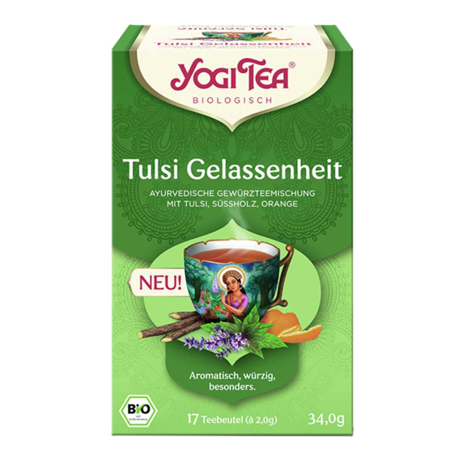 YOGI TEA Tulsi Relax YOGI TEA bylinný čaj Tulsi Relax 34 g