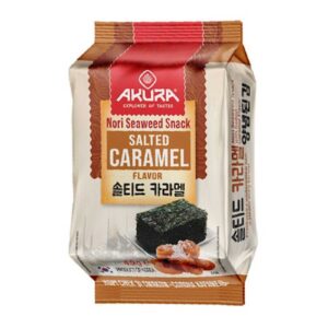 AKURA nori chipsy so slaným karamelom 4,5 g