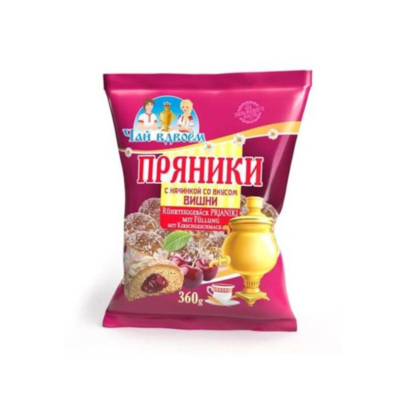 ČAJ VDVOJOM perníky s višňovou náplňou