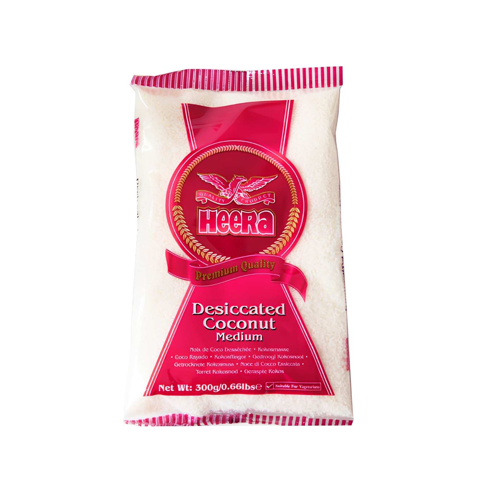 HEERA strúhaný kokos HEERA strúhaný sušený kokos 300 g
